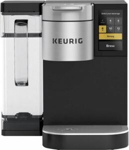 "Image of the Keurig K2500, a sleek coffee maker capable of brewing up to 5 cups of coffee at a time."