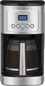 "Cuisinart DCC-3200P1 Coffee Maker: 14-Cup Glass Carafe, Stainless Steel Design, Brew Strength Control & 1-4 Cup Setting"