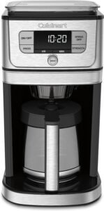 "Cuisinart DGB-800 Fully Automatic Burr Grind & Brew, 12-Cup Glass Coffeemaker."