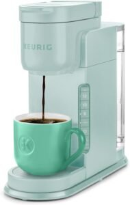 Keurig K-Express Single Serve K-Cup Pod Coffee Maker, 3 Brew Sizes, Strong Button Feature, 42oz Removable Reservoir, Island Berry