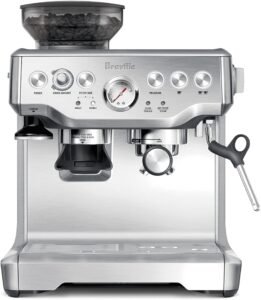 Breville Barista Express BES870XL espresso machine front view