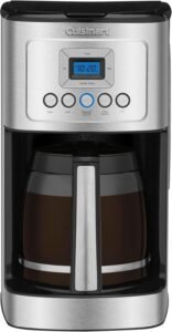 Cuisinart Coffee Maker, 14-Cup Glass Carafe, Fully Automatic for Brew Strength Control & 1-4 Cup Setting, Stainless Steel, DCC-3200P1