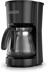 image of BLACK+DECKER CM0700BZ 4-in-1 5-Cup Coffee Station Coffeemaker, Black