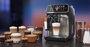 Cappuccino with thick milk foam made by Philips LatteGo system