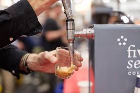 Nitro cold brew espresso producer with nitrogen infusion