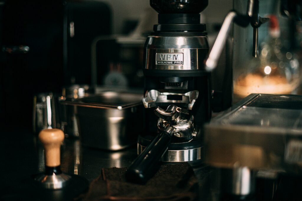 Thermal carafe drip coffee maker with stainless steel design.