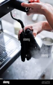 Clean Breville coffee maker steam wand properly