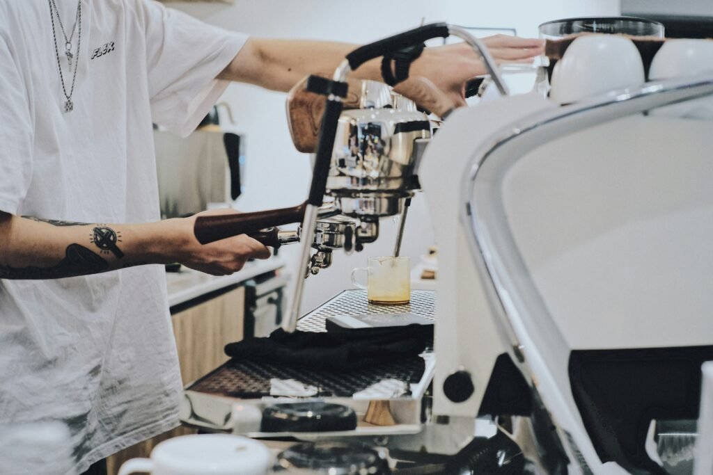 Cleaning parts during programmable coffee maker descaling