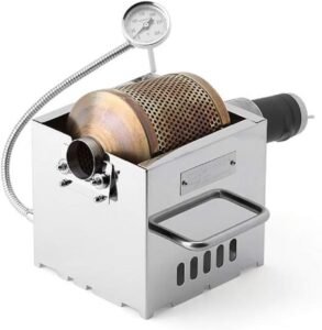 image of KALDI Mini Size (200~250g) Home Coffee Roaster Including Thermometer -Gas Burner Required (Motorize with Sampler & Hopper) 