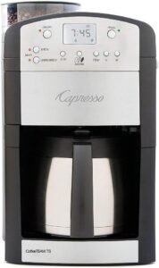 Image of Capresso 465 CoffeeTeam TS 10-Cup Digital Coffeemaker with Conical Burr Grinder and Thermal Carafe