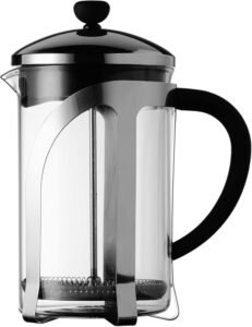 Image of Safdie & Co. French Press Coffee Maker Percolator Pot,800ml Clear Superiour Glass,Insulated.Ideal for Tea,Coffee.Superiour Filter Press.