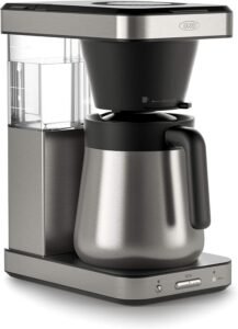 Image of OXO Brew 8 Cup Coffee Maker, Stainless Steel,Black.