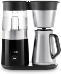 Image of 
OXO Brew 9 Cup Stainless Steel Coffee Maker,Silver, Black