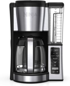 Image of Ninja 12-Cup Programmable Coffee Brewer, 2 Brew Styles, Adjustable Warm Plate, 60oz Water Reservoir, Delay Brew - Black/Stainless Steel.