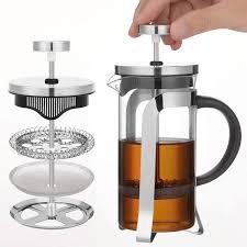 Disassembled and maintain your French press parts with sponge, brush, and warm water for cleaning